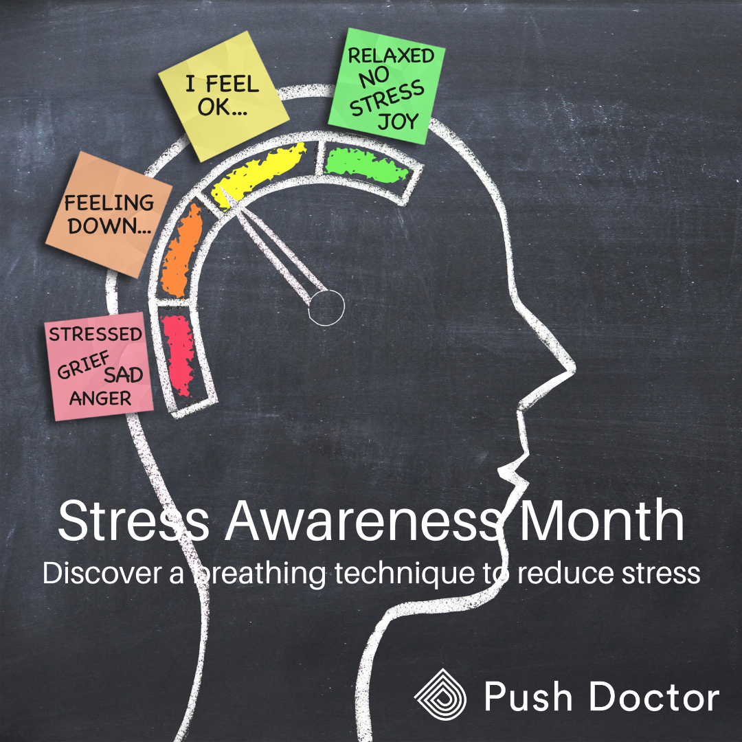 PD  Stress Awareness Month social graphic_